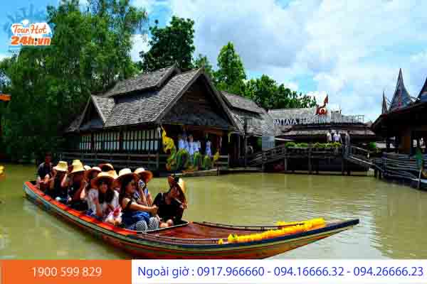 chợ nổi bốn miền pattaya