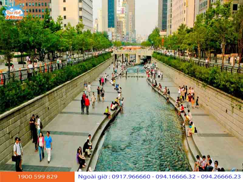 suối Cheonggyecheon Hàn Quốc