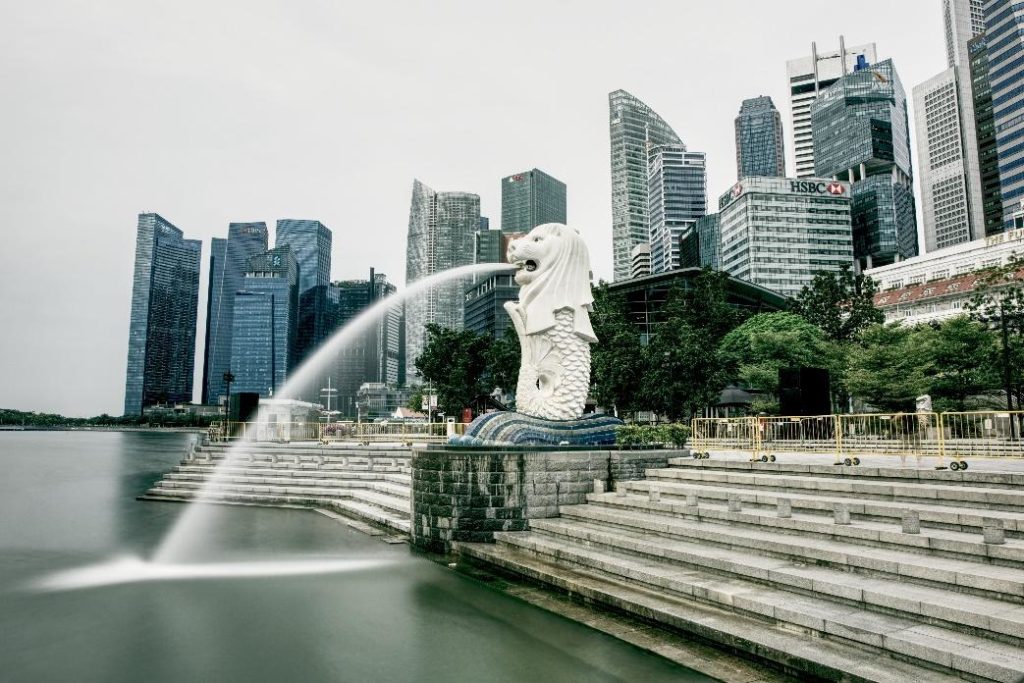 Merlion-Park Công viên sư tử biển