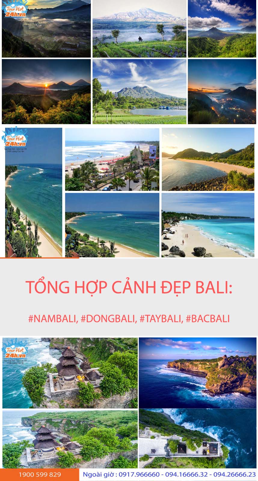 Cảnh đẹp Bali nhìn từ bốn phía: Tây Bắc Đông Nam Bali | Tourhot24h.vn