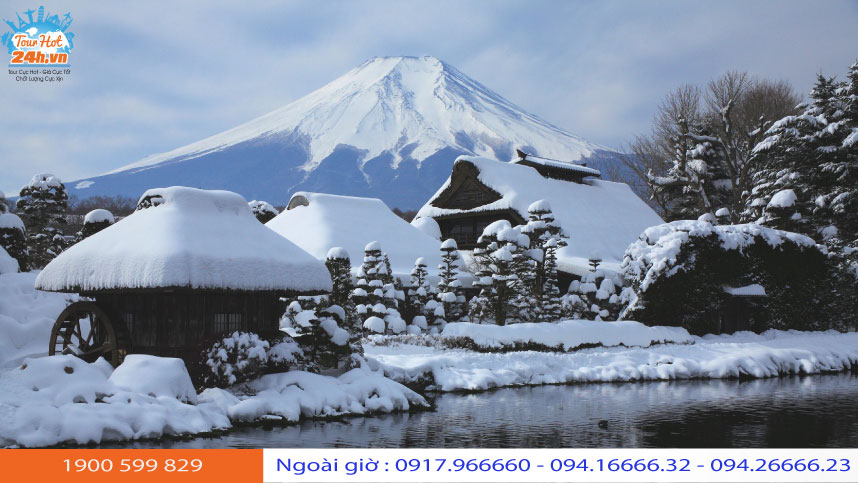 lang-oshino-hakkai Làng văn hóa Oshino Hakkai