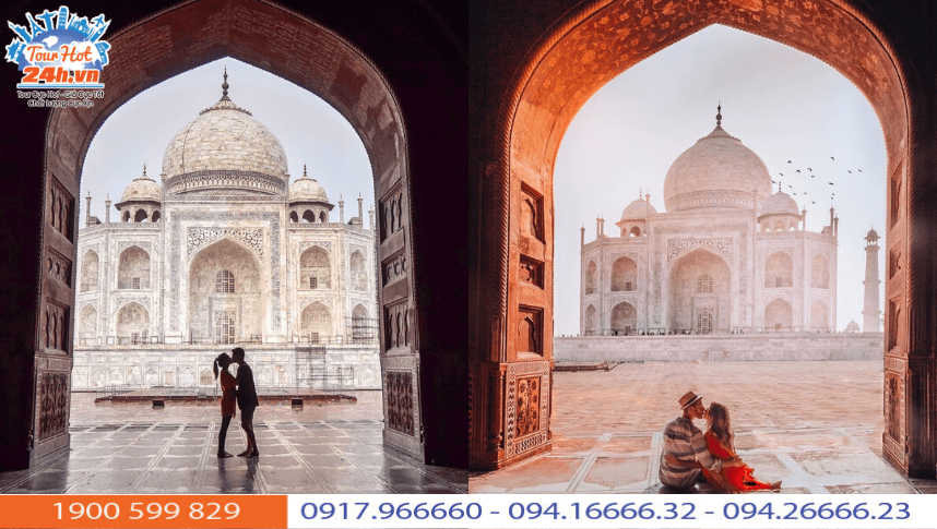 Mô hình ngôi đền Taj Mahal kim loại cỡ đại  Quà Tặng Độc Đáo