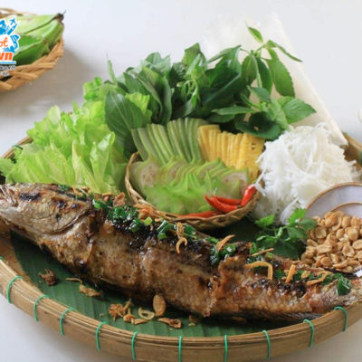 Cá lóc nướng trui