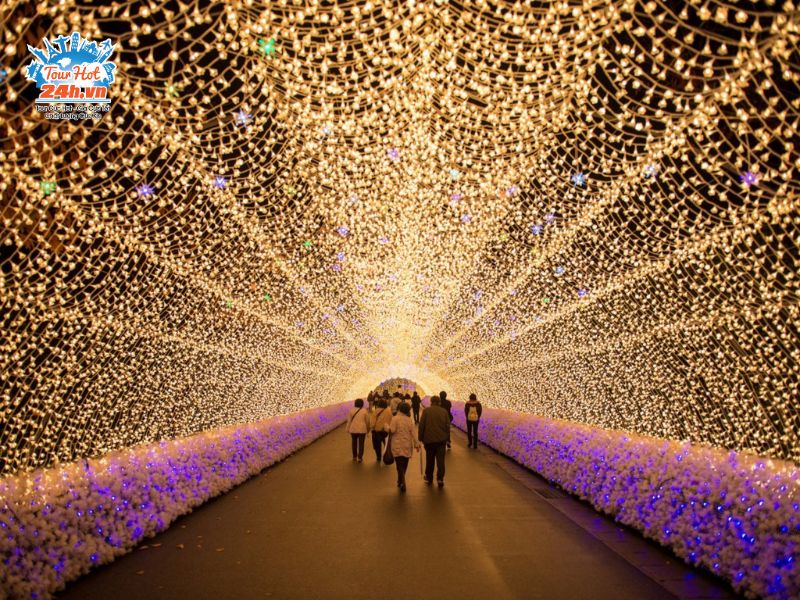 Lễ-hội-ánh-sáng-mùa-đông-Nabana-no-Sato
