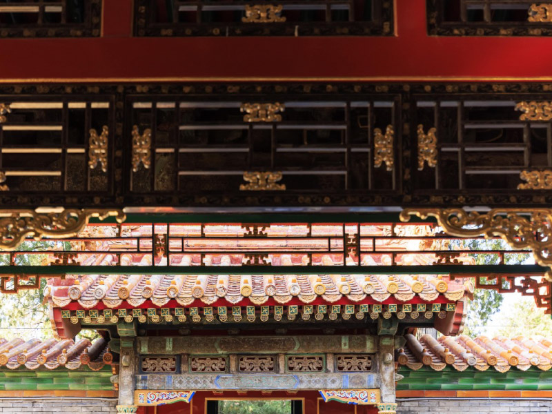 ben-trong-vuon-cung-ninh-tho-cac-toa-nha-mau-ruc-ro