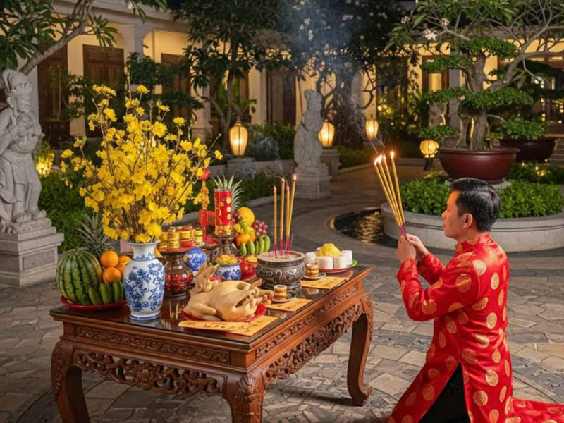 mam-cung-giao-thua-ngoai-troi