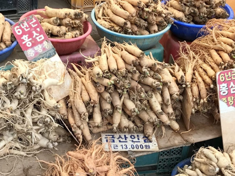 cho-sam-Gyeongdong-kinh-nghiem-mua-nhan-sam-han-quoc