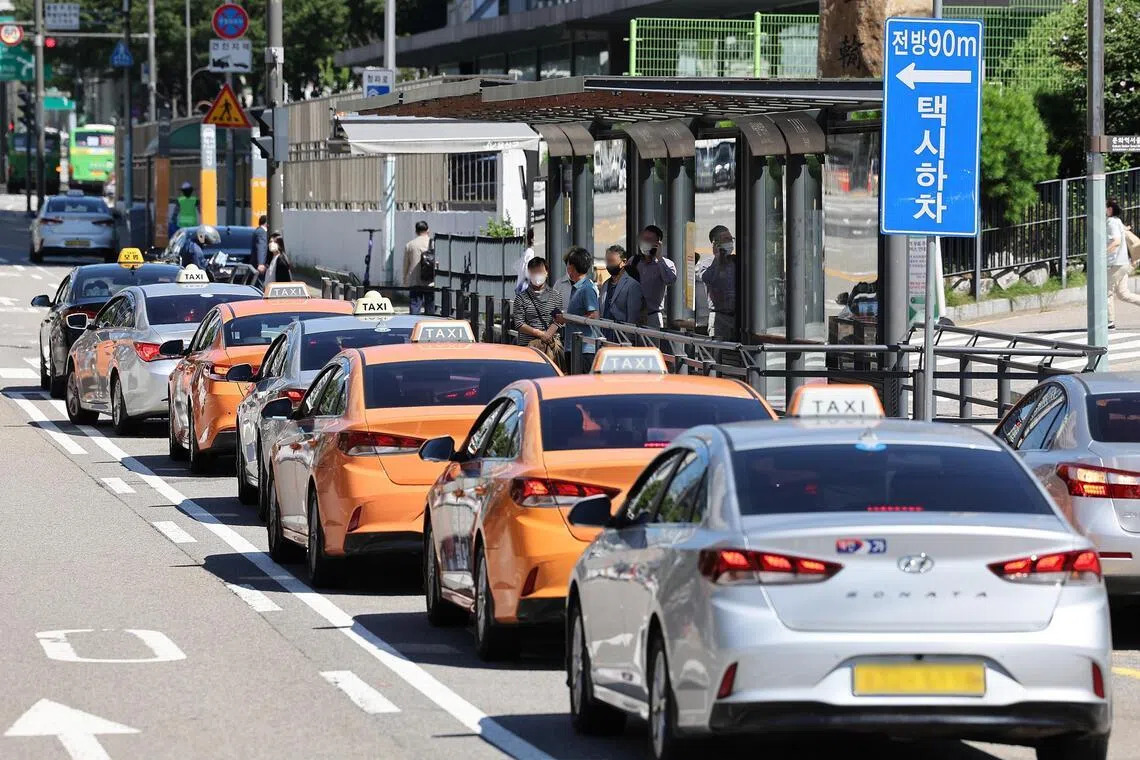 phan-loai-taxi-o-han-quoc